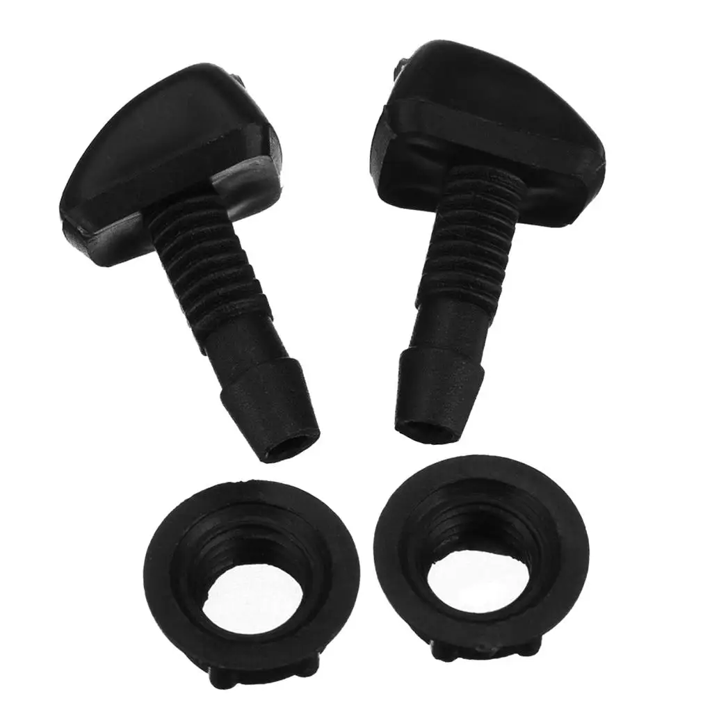 2x Car Front Windshield Wiper Washer Sprayer Nozzle Replacement Universal for Cars