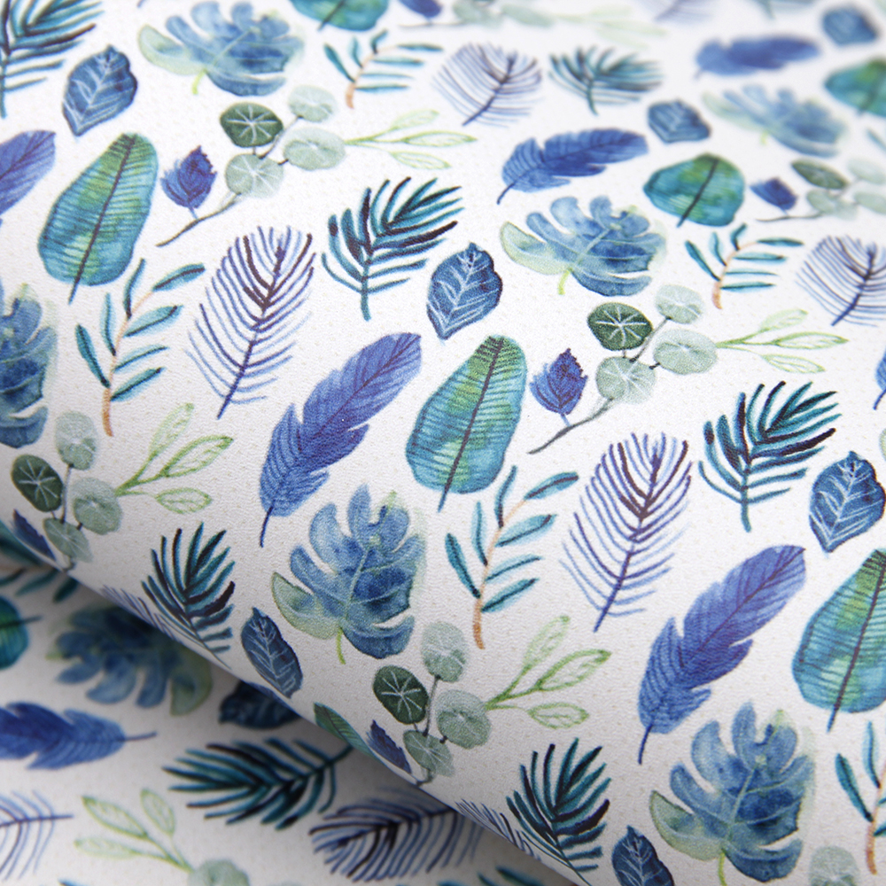 Description Picture 3 of item20*33cm Ocean Series Lychee Pattern Faux Leather Sheets Soft Synthetic Fabric for Earring Bags Bow Jewelry Wallet DIY Craft