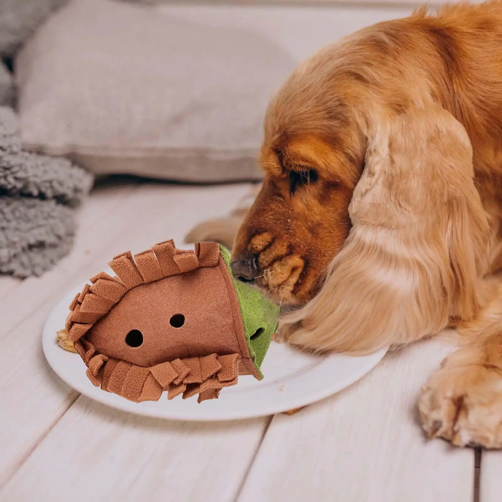 Interactive Dog Puzzle Toy Bite Resistant Encourage Foraging Skills Slow Feeder Dog Chew Toys Increase Dog Enrichment Toys