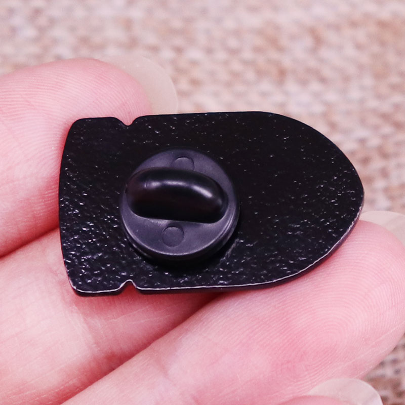 Bullet Bill Super Mariiio Emaille Pins Schwarz Cannonball Brosche Anstecknadel Hemd Tasche Abzeichen Schmuck Geschenk für Freunde – Detail 2
