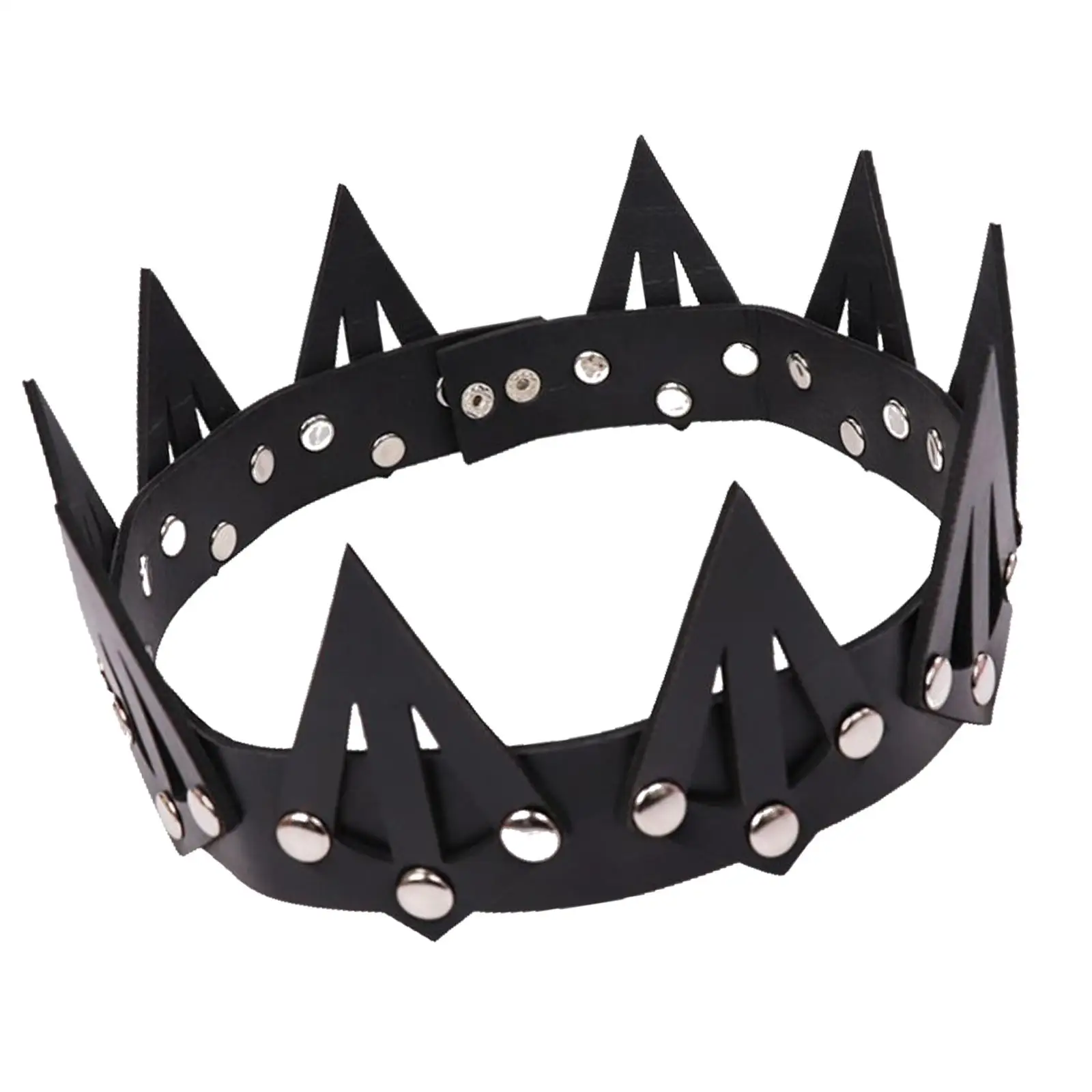 Medieval crown Tiara Antique Style Headband Black Decorative for Costume Accessories Prom Cosplay Party Princess