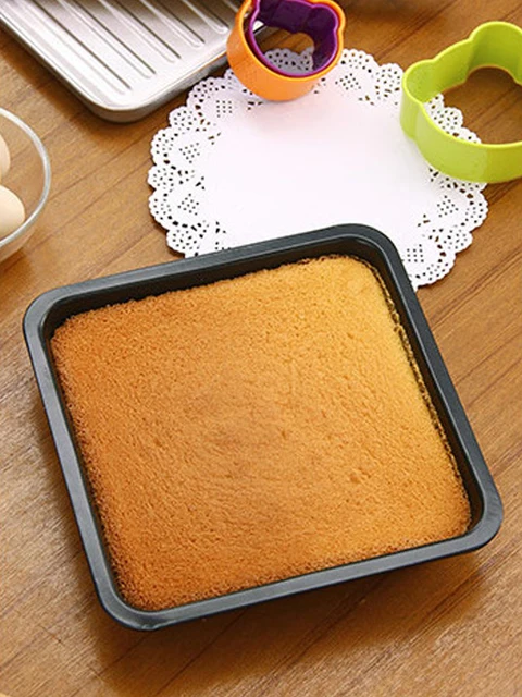 9.5x7 8x8 Inch Small Baking Sheet Oblong/Square Cake Pans Carbon Steel Mini  Baking Pans