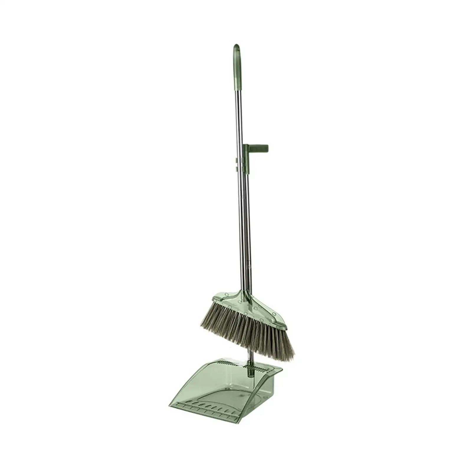 Dustpan Broom Set Floor Wiper Upright Standing Broom Dust Pan Cleaning Set Combo Set for Kitchen Indoor Home Cleaning