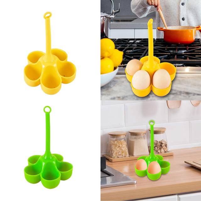 Compatible Egg Steamer Rack with Handle Silicone Sturdy Construction 9  Holes Egg Steamer Kitchen Supplies - AliExpress