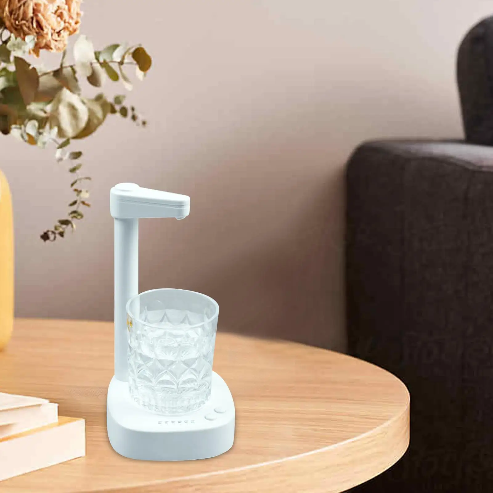 Desktop Water Bottle Dispenser Drinking Water Pump Portable Automatic Drinking Water Pump for Indoor Bedroom Desk Home Office