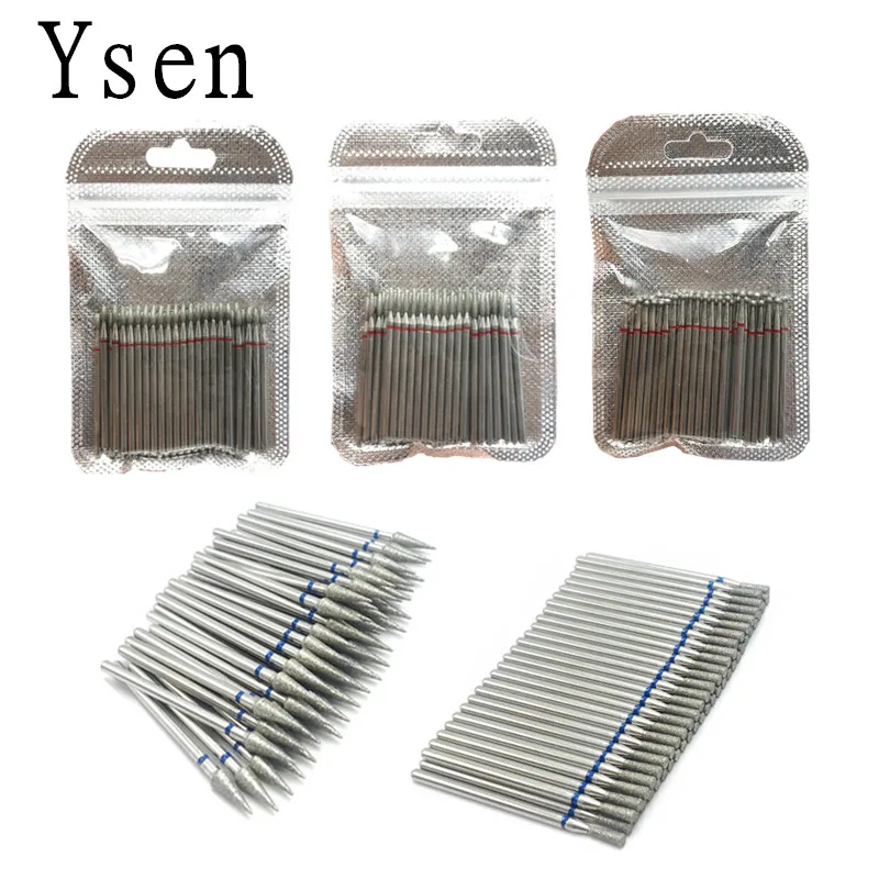 Best of 50 Pcs / set Drill Bit Set For Nails Cutter Dental Diamond Grinding Polish Burs Dental Lab Polisher 2.35mm Shank Nail Tools Reviews & Tips