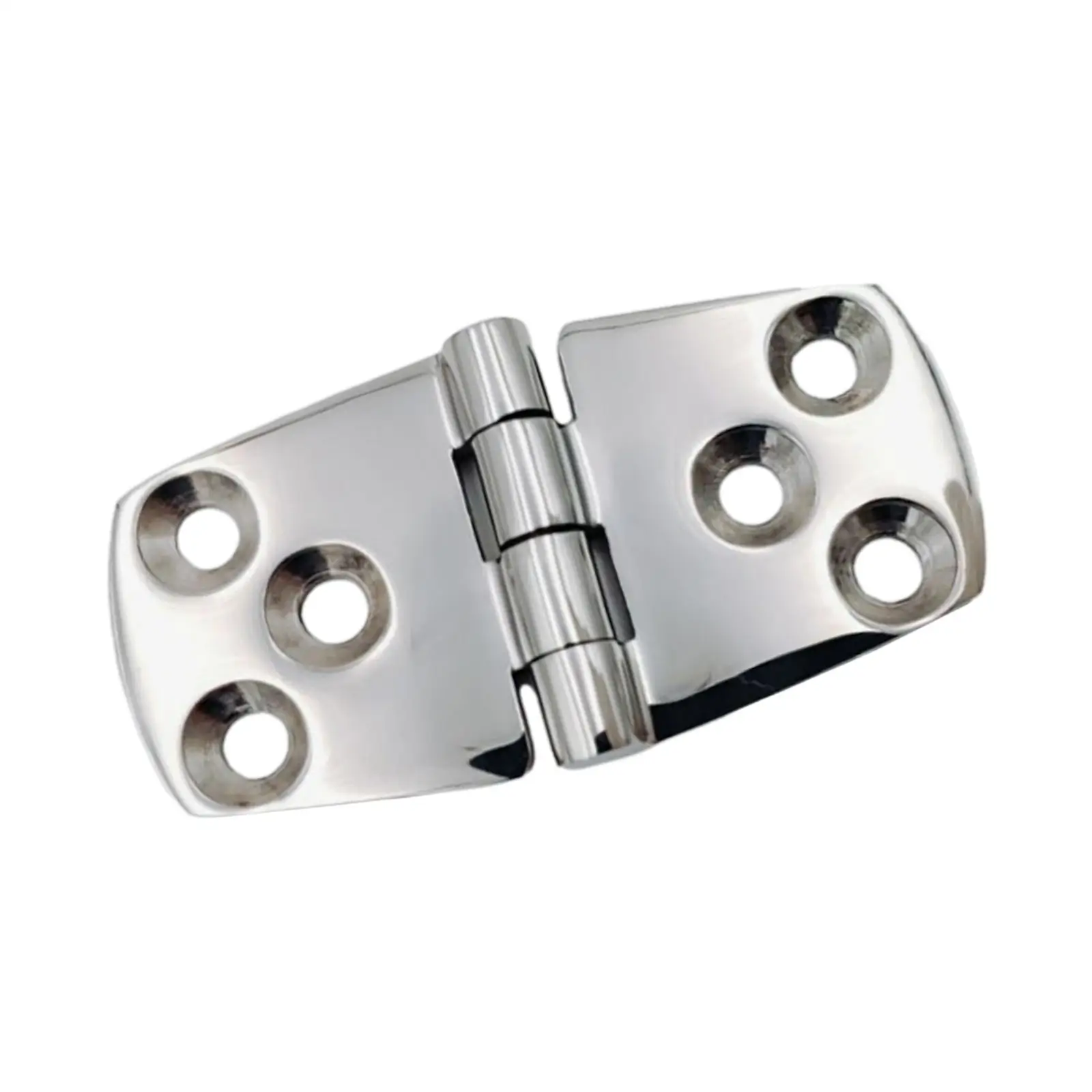 Marine Hinge Flush Mount 6 Holes Hinges Polished Surface for Rvs Door Hatch