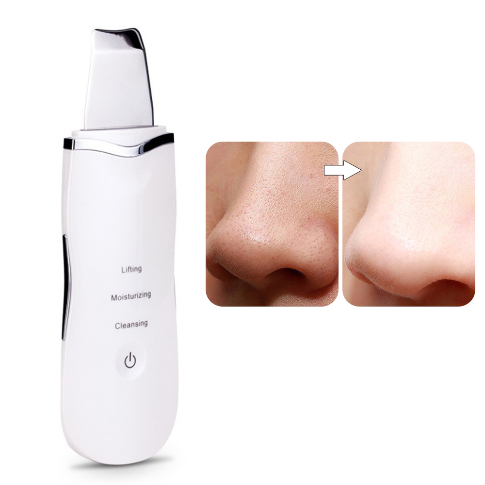 Best of Ultrasonic Skin Scrubber Blackhead Remover Face Deep Cleansing Machine Facial Pore Cleaner Ion Import Machine Skin Care Reviews & Tips