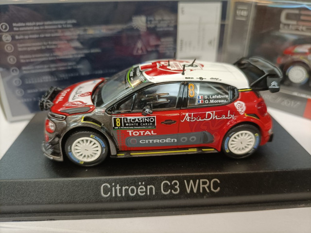 1:43 Citroen C3 WRC racing car High Simulation Diecast Car