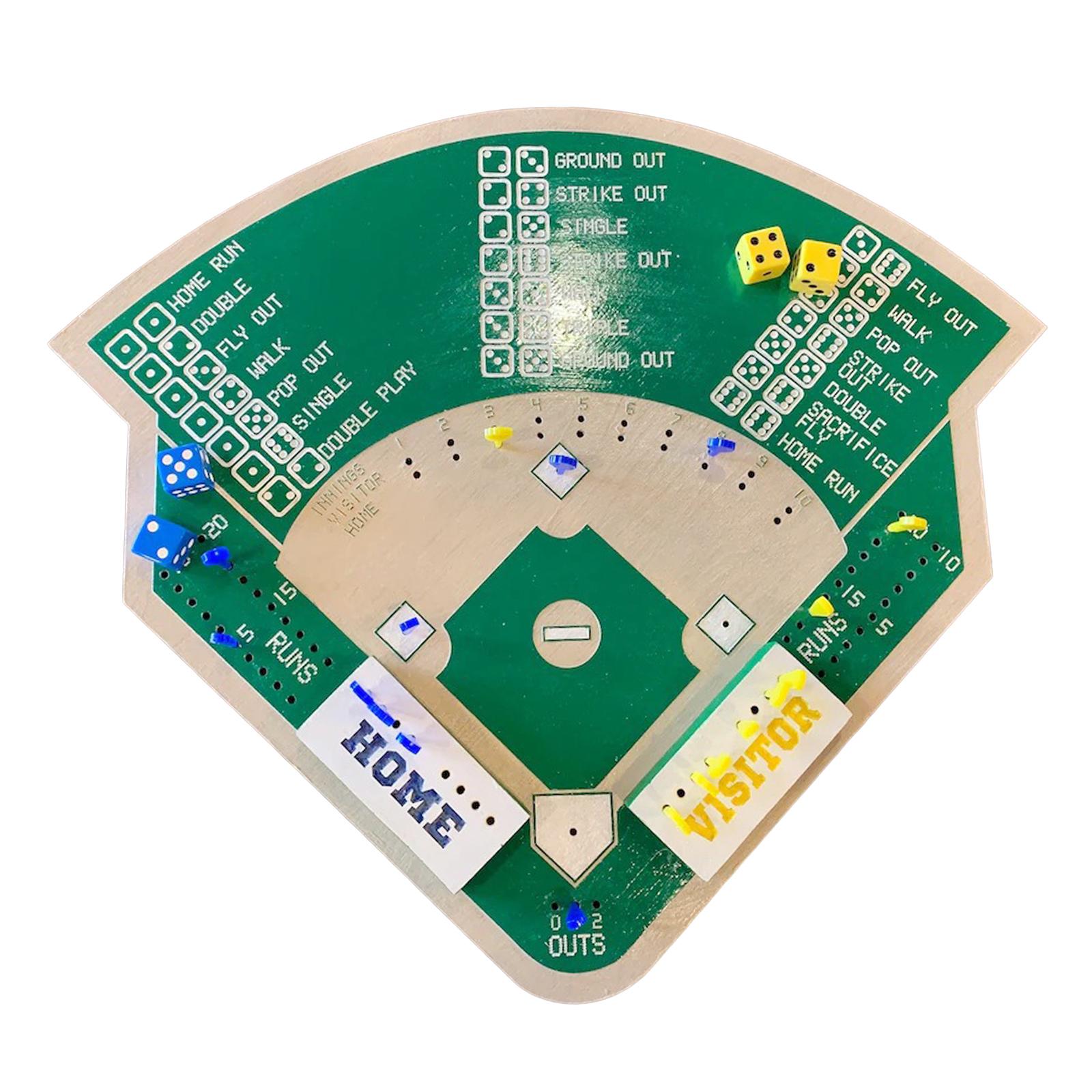 Настольная игра в виде бейсбольных костей, развивающая игрушка, настольная  игра, деревянная Спортивная настольная игра для настольной игры, семейный  подарок на день рождения | AliExpress