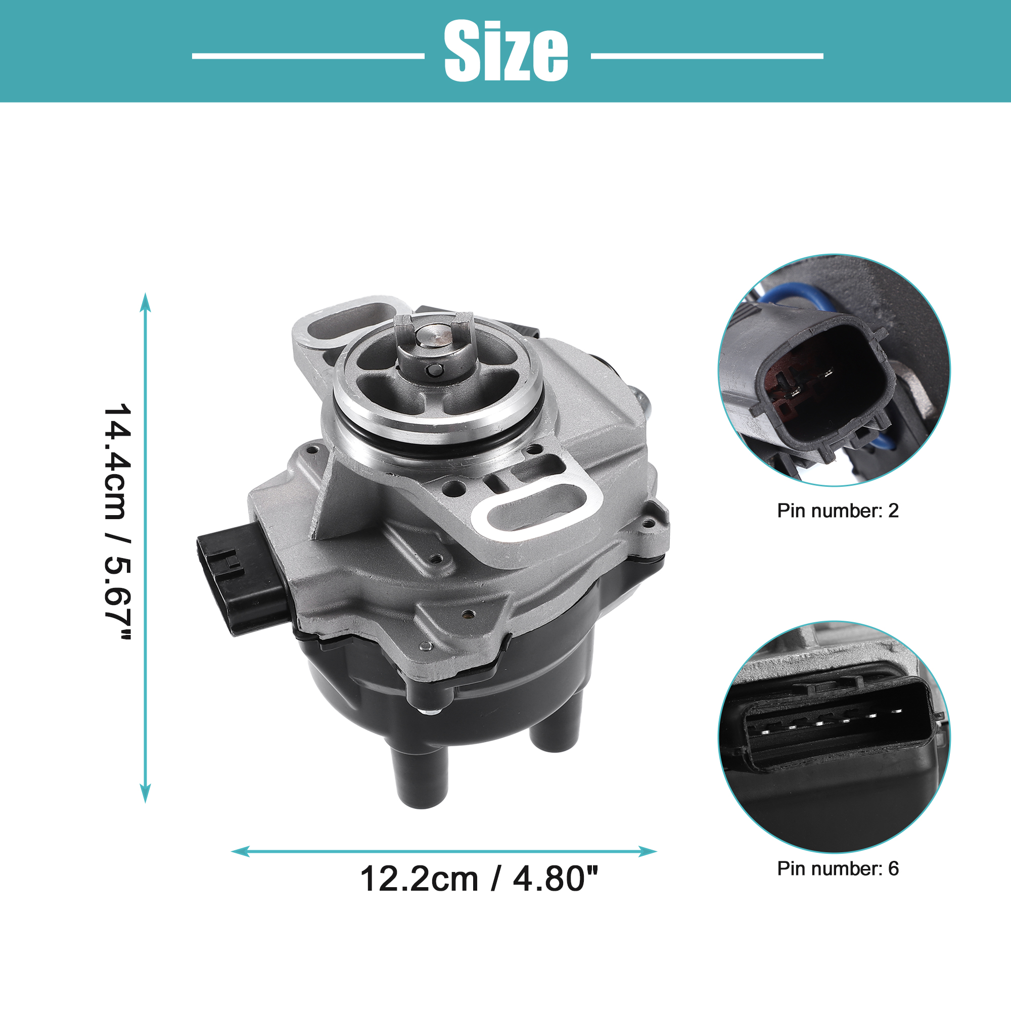 Uxcell Ersatz zünd verteiler für Nissan Sentra 2006-2010 für Nissan 200sx 2006-2010 222100-0m300 mit Kappe und Rotor – Detail 3