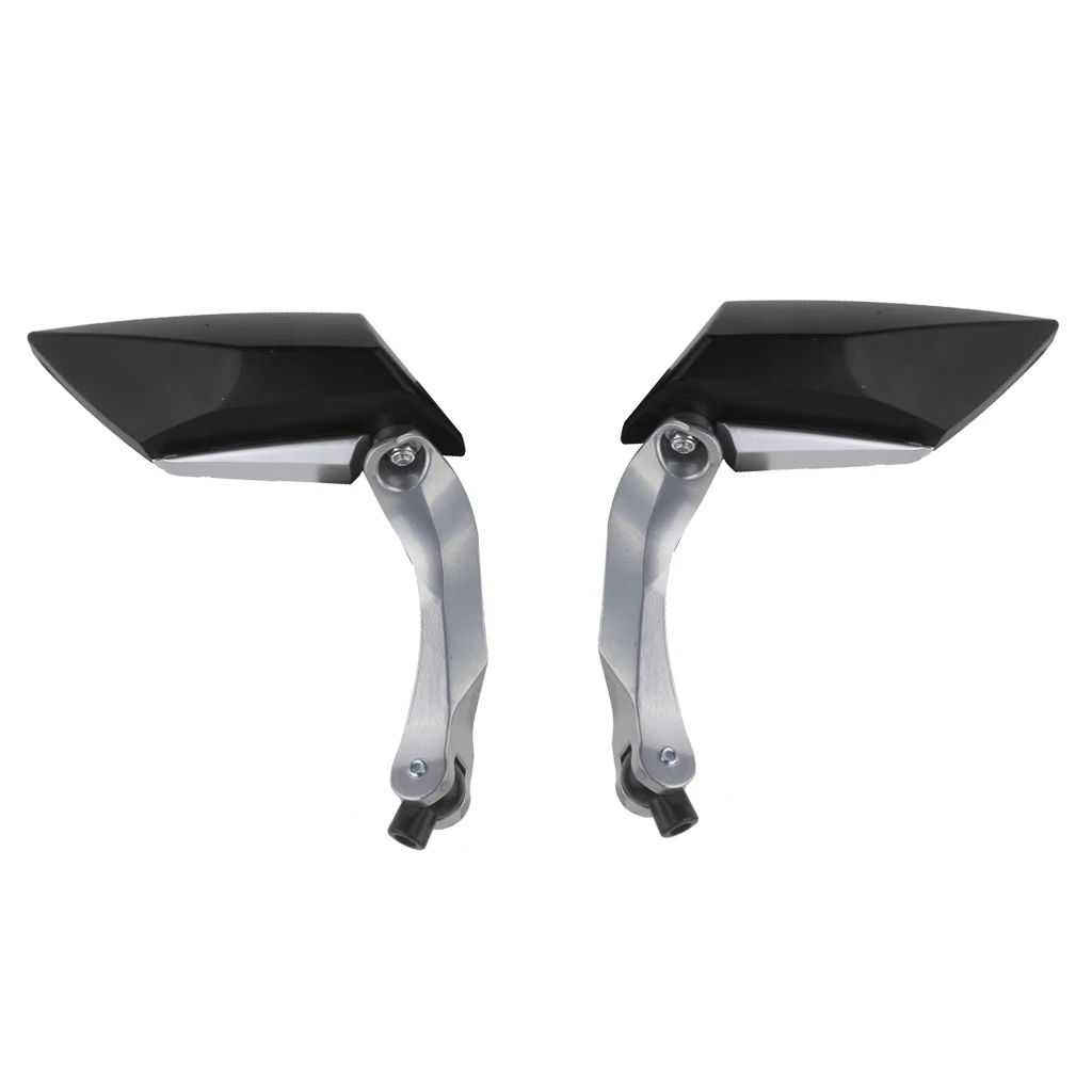 Rearview Mirrors Scooter Motorcycle Bike Mirror Side Rear Backup Part Black