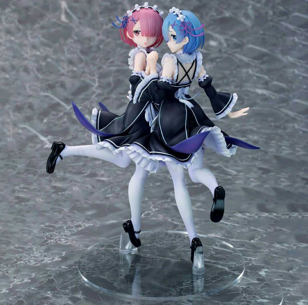 Фигурка Рем Рам из аниме «Re:ZERO Start Life in other World», экшн-фигурка  Рем рам, Коллекционная модель, игрушки, 21 см | AliExpress