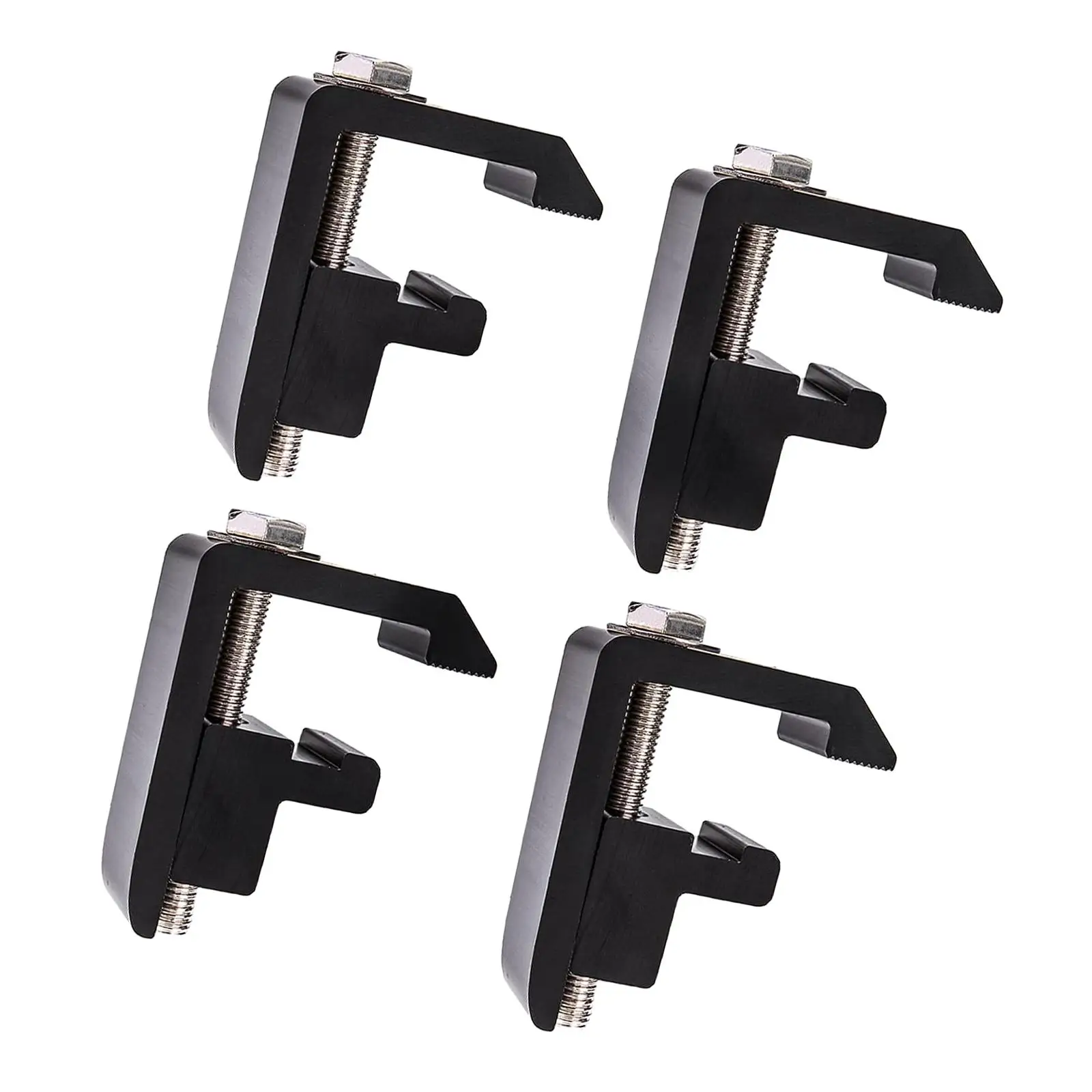 4Pcs Track System Mounting Clamps for Camper Shell Truck Canopy Bracket