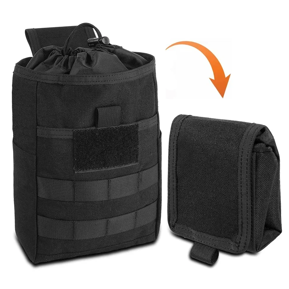 Faltbare Molle Dump Drop Pouch Ammo Magazin Hüfttasche Outdoor Sport Jagd Utility EDC Werkzeug Zubehör Klappbare Erholung Tasche – Detail 6