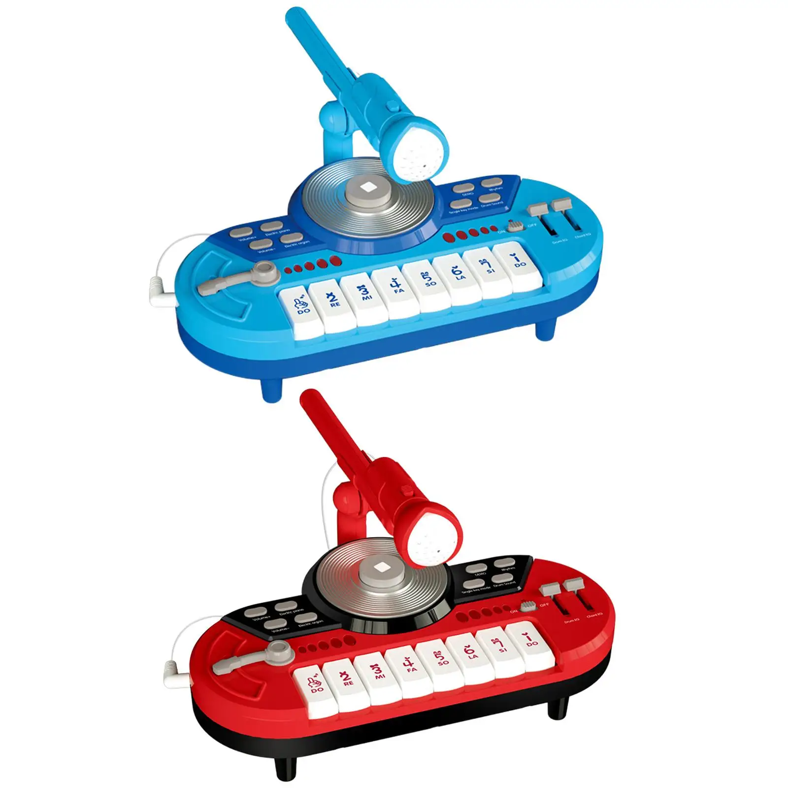 Mixer Toy with Microphone Educational Musical Piano Toy for Children`s Day
