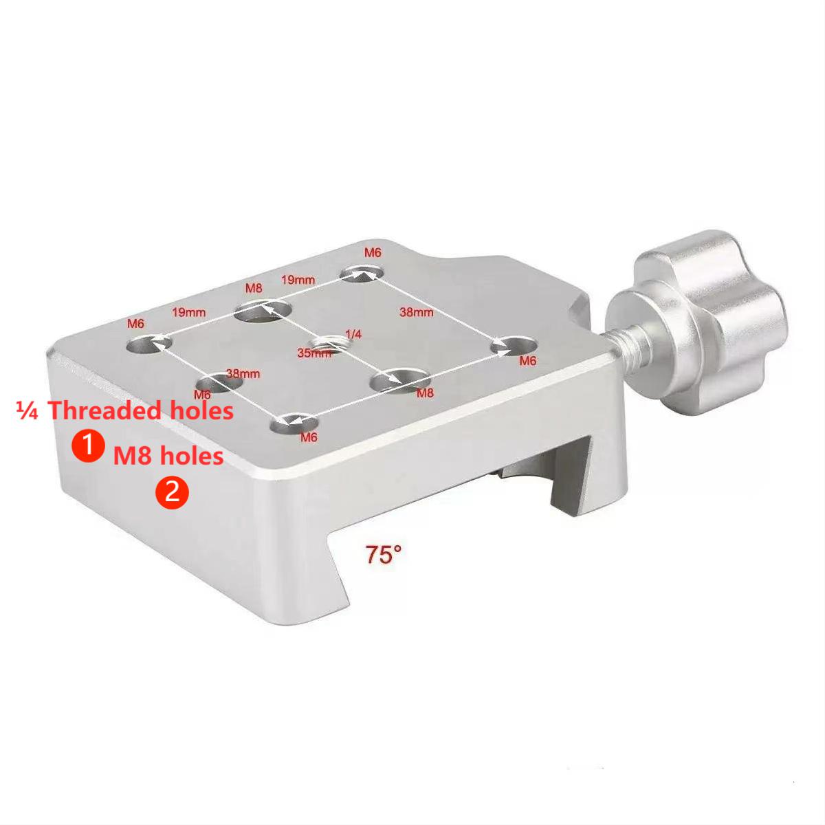 Groove rabo Dovetail Braçadeira para Astronomia Telescópio