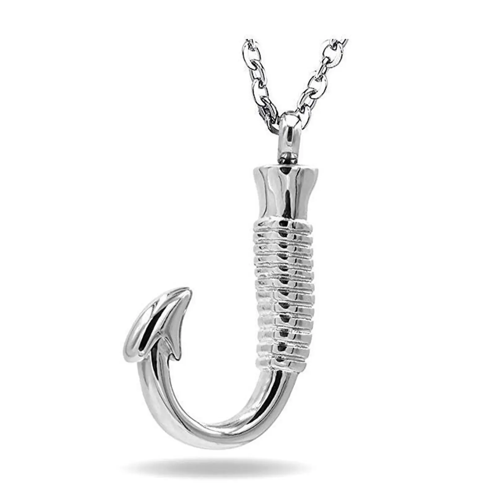 Fish Hook Cremation Jewelry Fishing in Heaven Gifts Vintage Holder Urn  Necklace for Ashes Parties Thanksgiving Birthdays Women