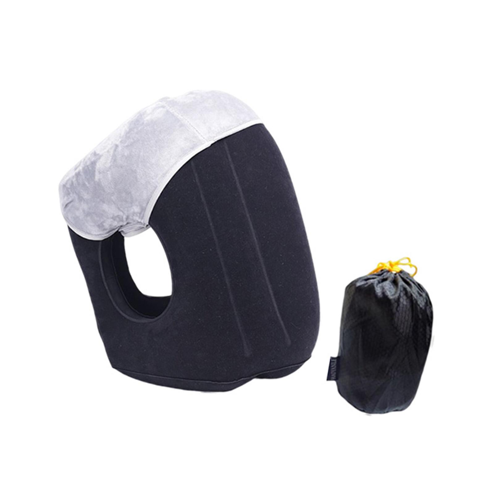 Inflatable Air Pillow Comfortably Support Head for Train Car Sleeping