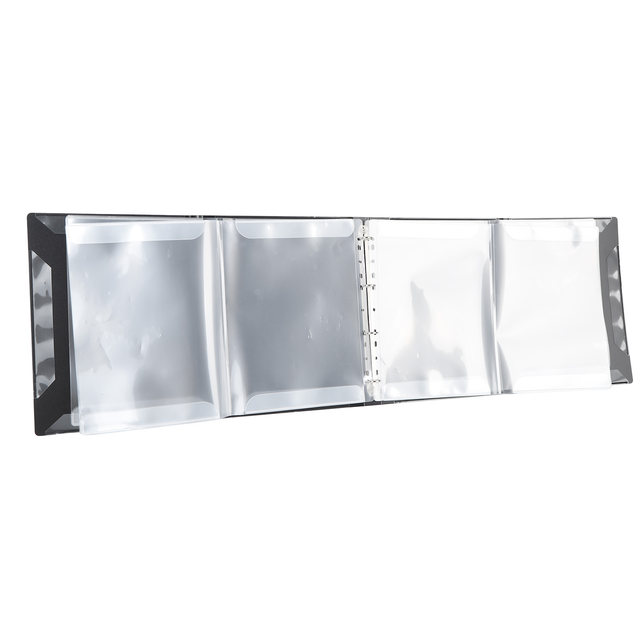 Raccoglitore Spartiti Musicali A4 - 50 Tasche Trasparenti Con Clip, Nero - Foto 3