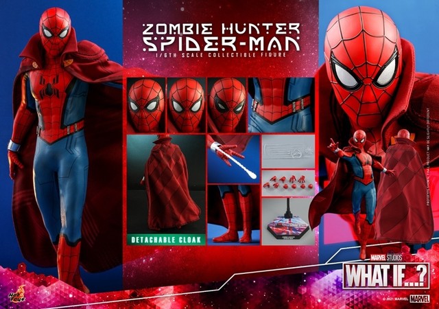 In-stock HotToys Original 1/6 What If Spider Man TMS058 Zombie