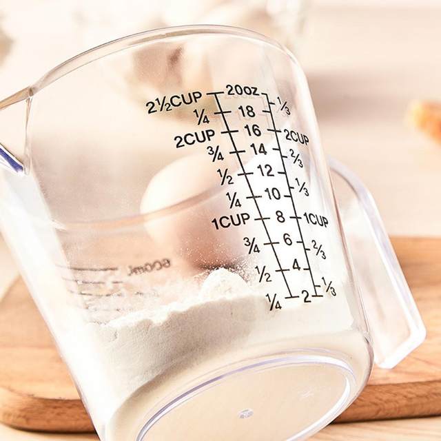 Plastic Measuring Cup Capacity Stackable Clear Measuring Jug - Temu