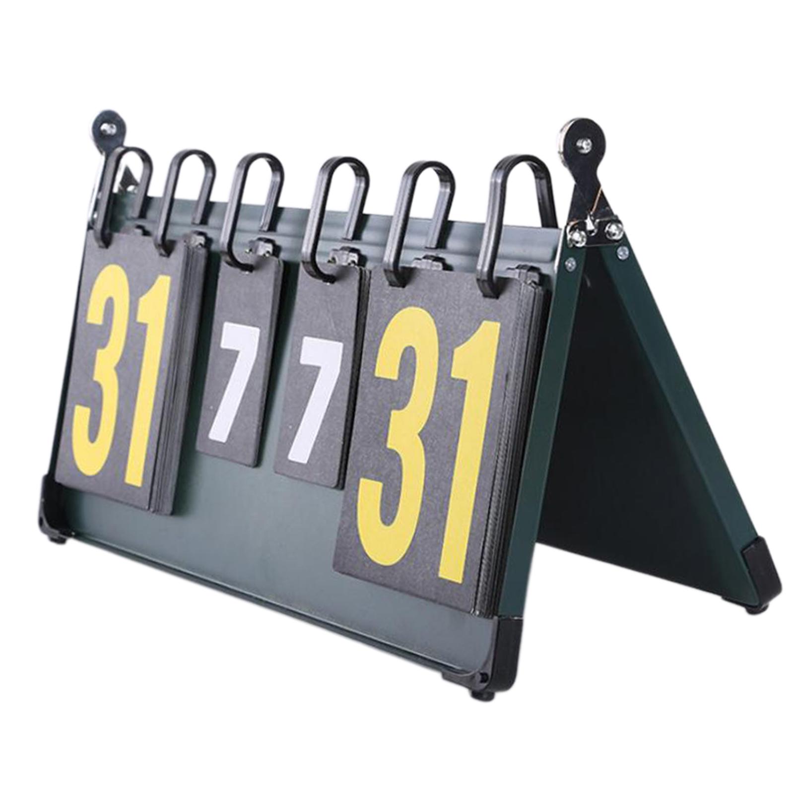 Table Scoreboard Professional Scorekeeper Score Keeper Score Board for Basketball Indoor Outdoor Soccer Baseball Tennis