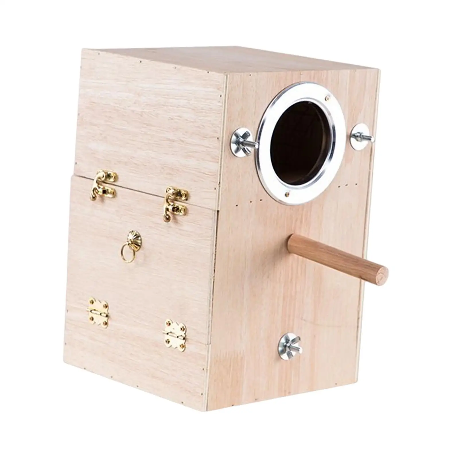 Parrot Breeding Box Bird House Parakeet Mating Box for Lovebirds Outdoor