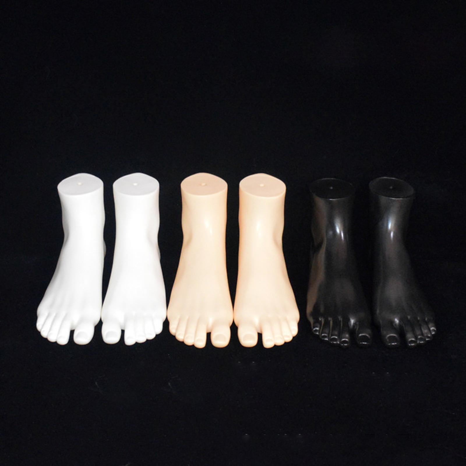 A Pair Mannequin Adult Feet Socks Display Props Manikin for Toe Rings Shop