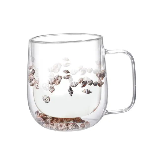 Glass Double Walled Tea Mug | Arogya Holistic Healing