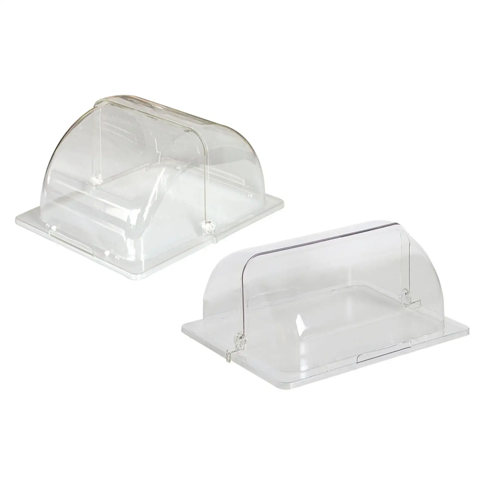 Food Cover Rectangular Clear Baking Accessories Protector Lid PC Plastic Pastry Cover for Home Weddings Bakery Countertop Cheese