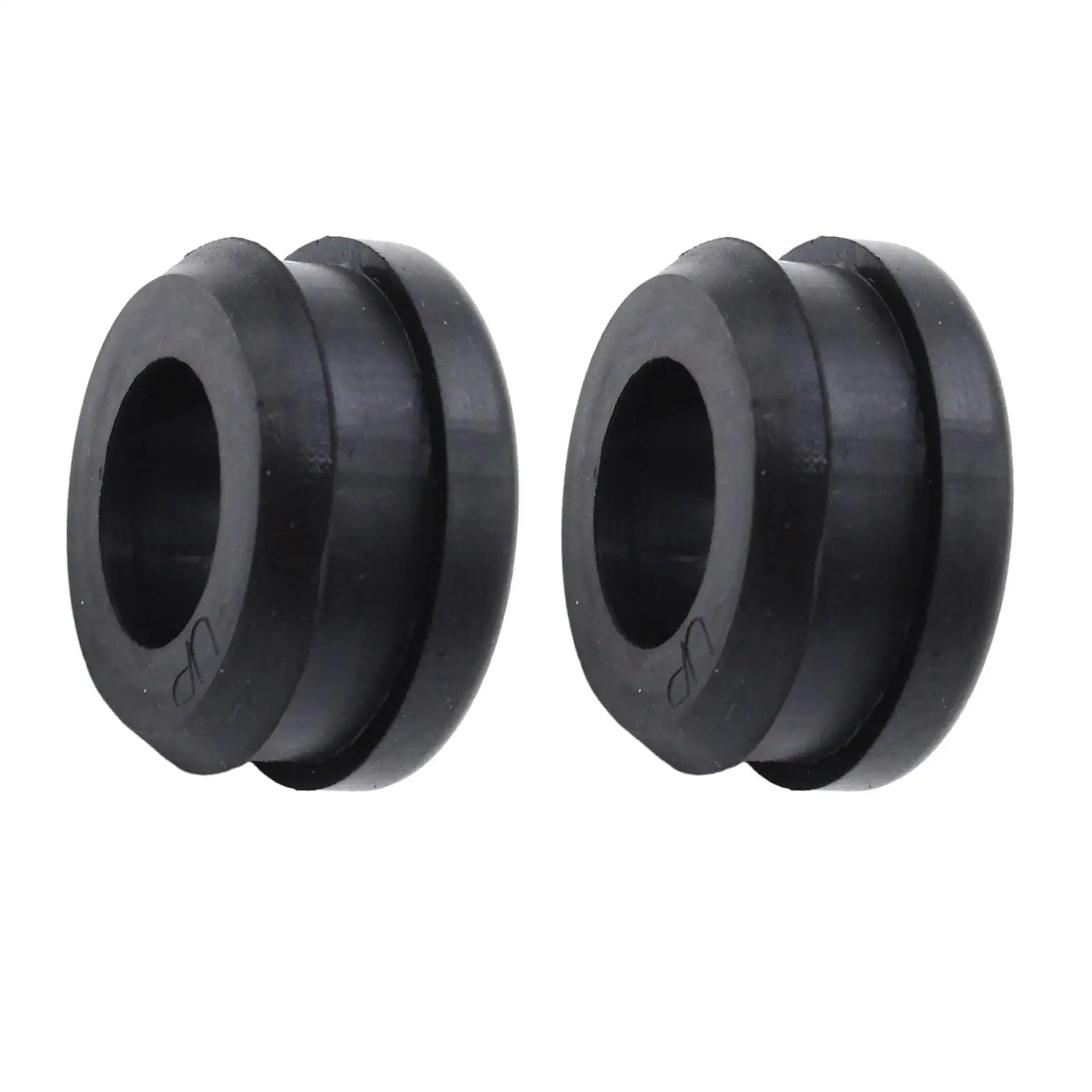 2Pcs Rubber Pcv Breather Grommets, Car Supplies Steel Covers Fit for Sbc Sbf Replacement