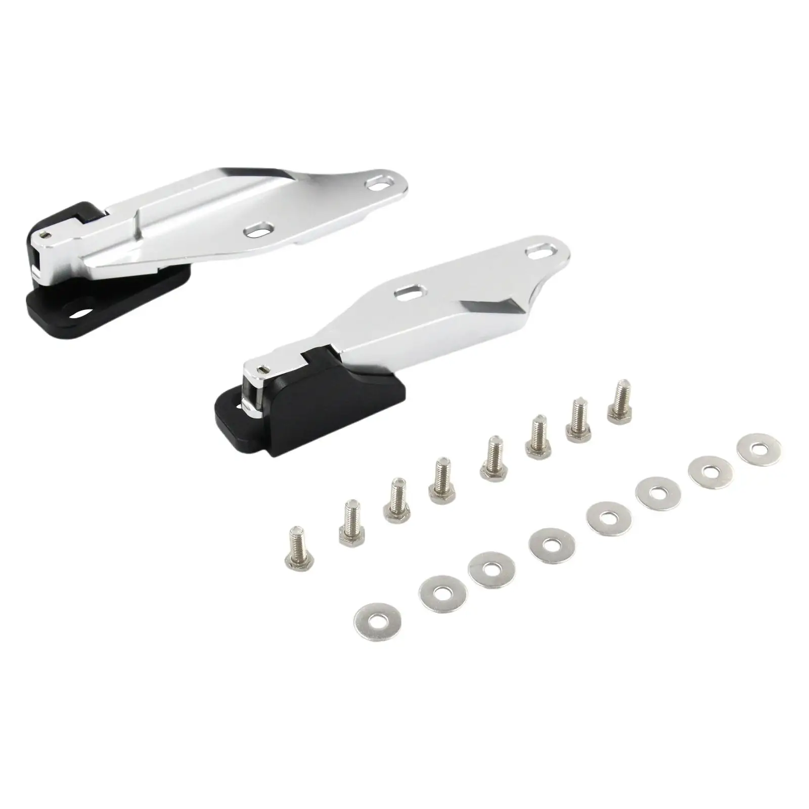 2 Pieces Quick Release Hood Hinge Bonnet Latch Easy to Install High Strength Aluminum Alloy Parts for Honda Modification