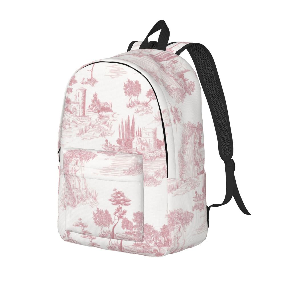 Mochila Lona Homens Mulheres Escola Laptop Bookbag