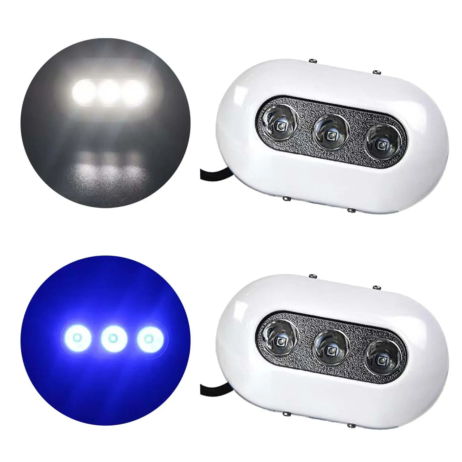 LED Underwater Boat Light, Surface Mount Accessories, Mini High Brightness, IP68