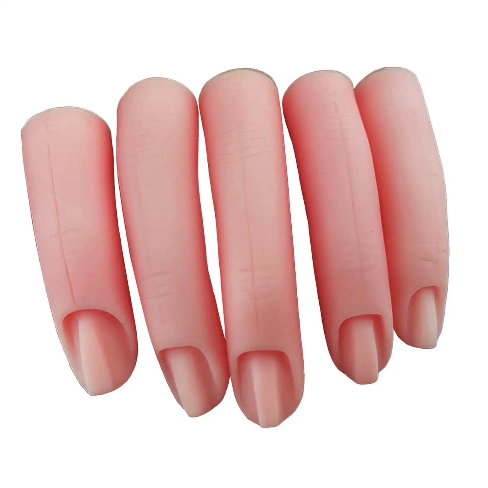 Silicone Practice Finger Manicure False Fingers for Nails Practice Beginner
