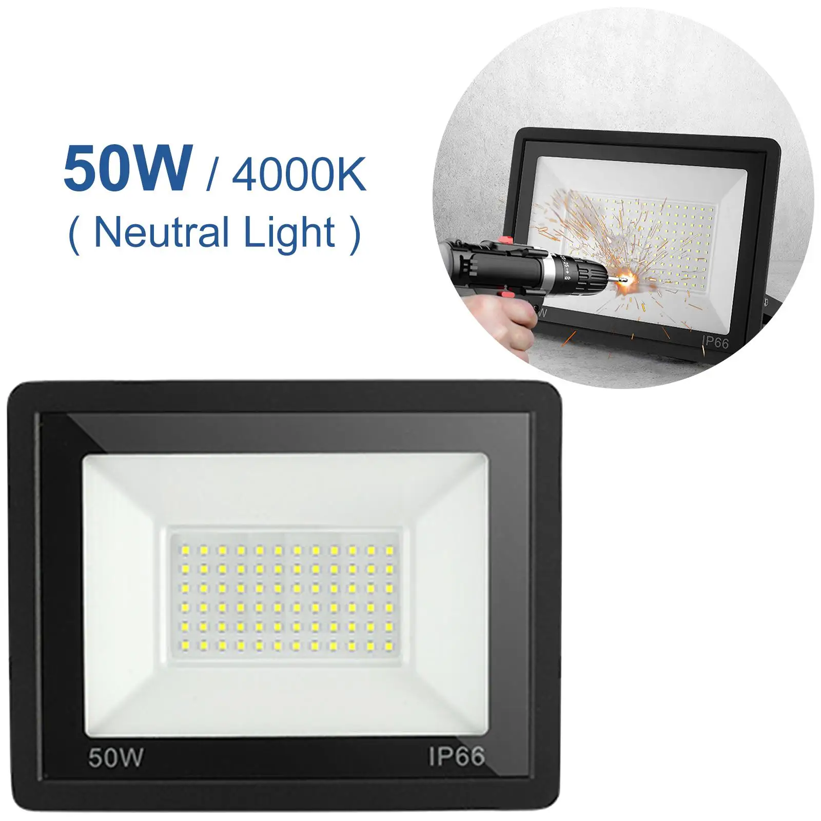 LED Floodlight Mini Spotlight Outdoor Lighting Wall Reflector IP66 Waterproof Garden Lamp