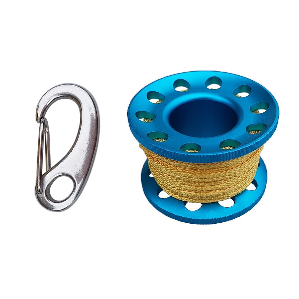 Ultralight Diving Finger Reel Snorkeling Spool, Antirust Dive Finger Reel, Suitable for Cave or Wrech Diving, Reliable