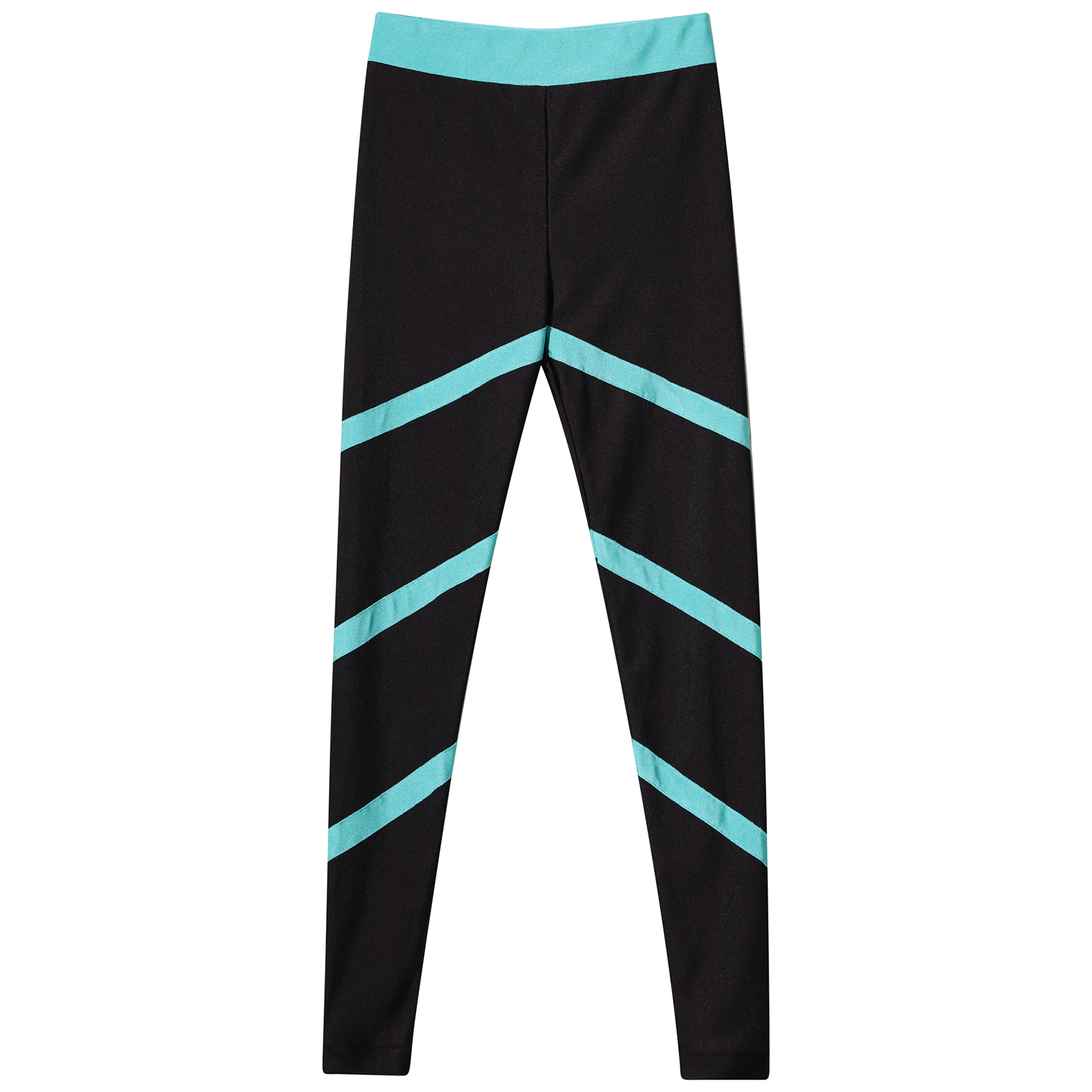 Description Picture 6 of itemChildren's Gymnastics Leggings Girls Skinny Trousers Teens Elastic Waistband Tights for Dancing Running Sport Skating Yoga Pants