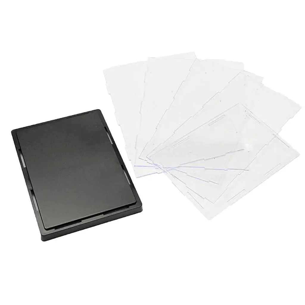 Transparent Acrylic Display Case Tray Dustproof Storage  2515cm