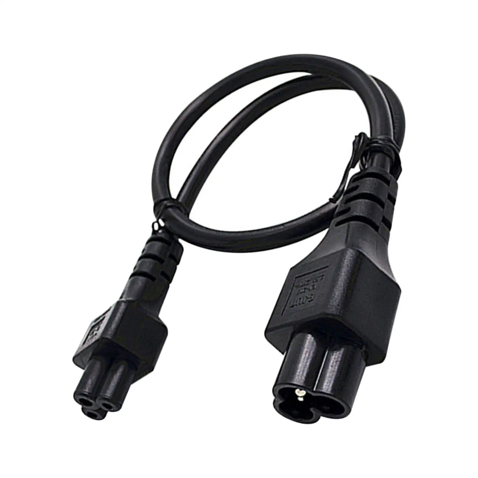 C6 to C5 PC Power Cord Cable 2ft/0.6M Low Resistance Stable Transmission Male to Female for Computer Notebook Scanner Laptop