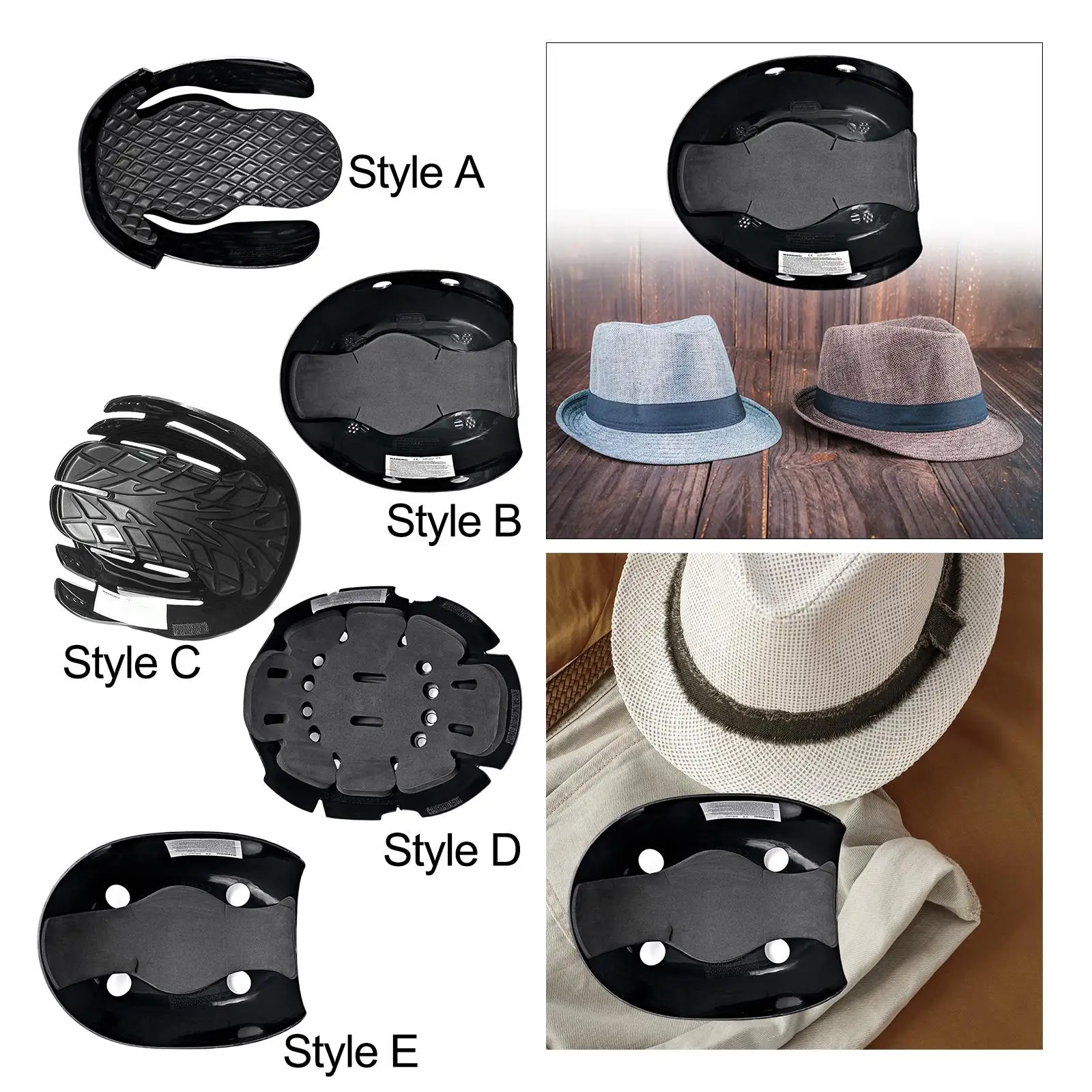 Universal Safety Cap Insert Bruisesproof Safety Cap Lined Bumpsproof Hat Liner Insert Baseball Hat Accessories