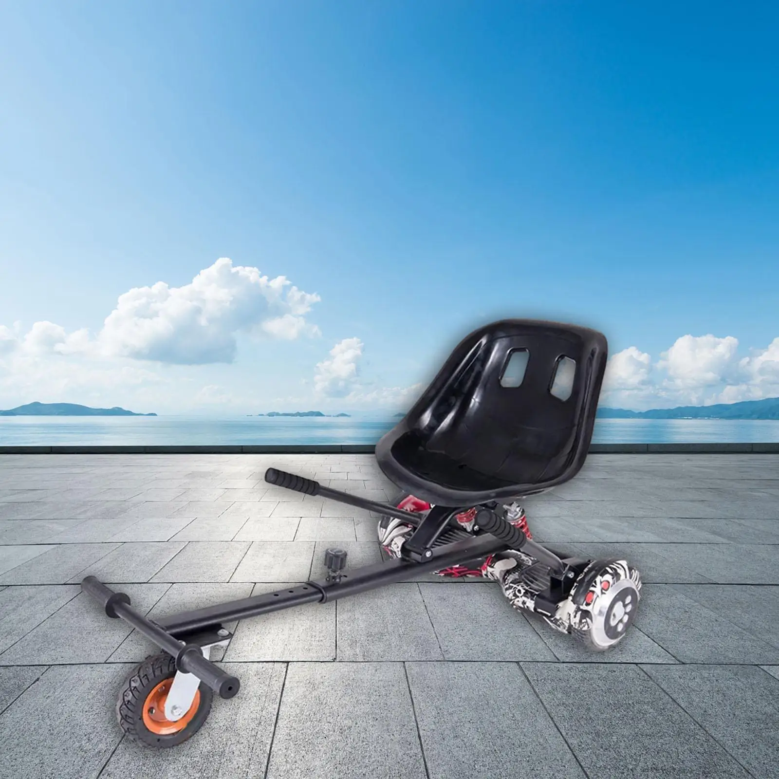 Drift Trikes Seat Saddle for Cart Replacement, Black DIY Kart Go Accessories, Drift Cart Seat Saddle