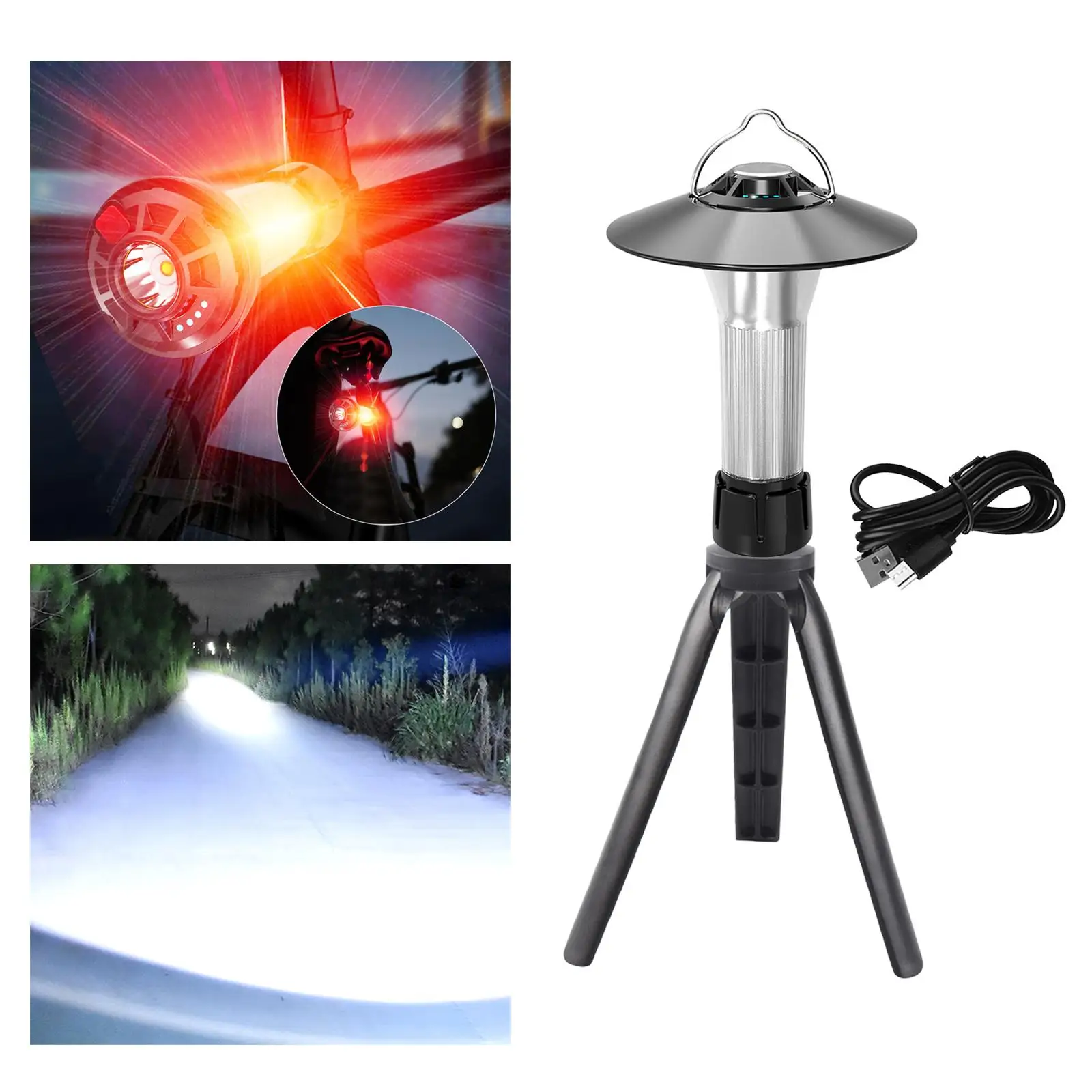 Outdoor Camping Flashlight Backpacking Hiking Emergency Light