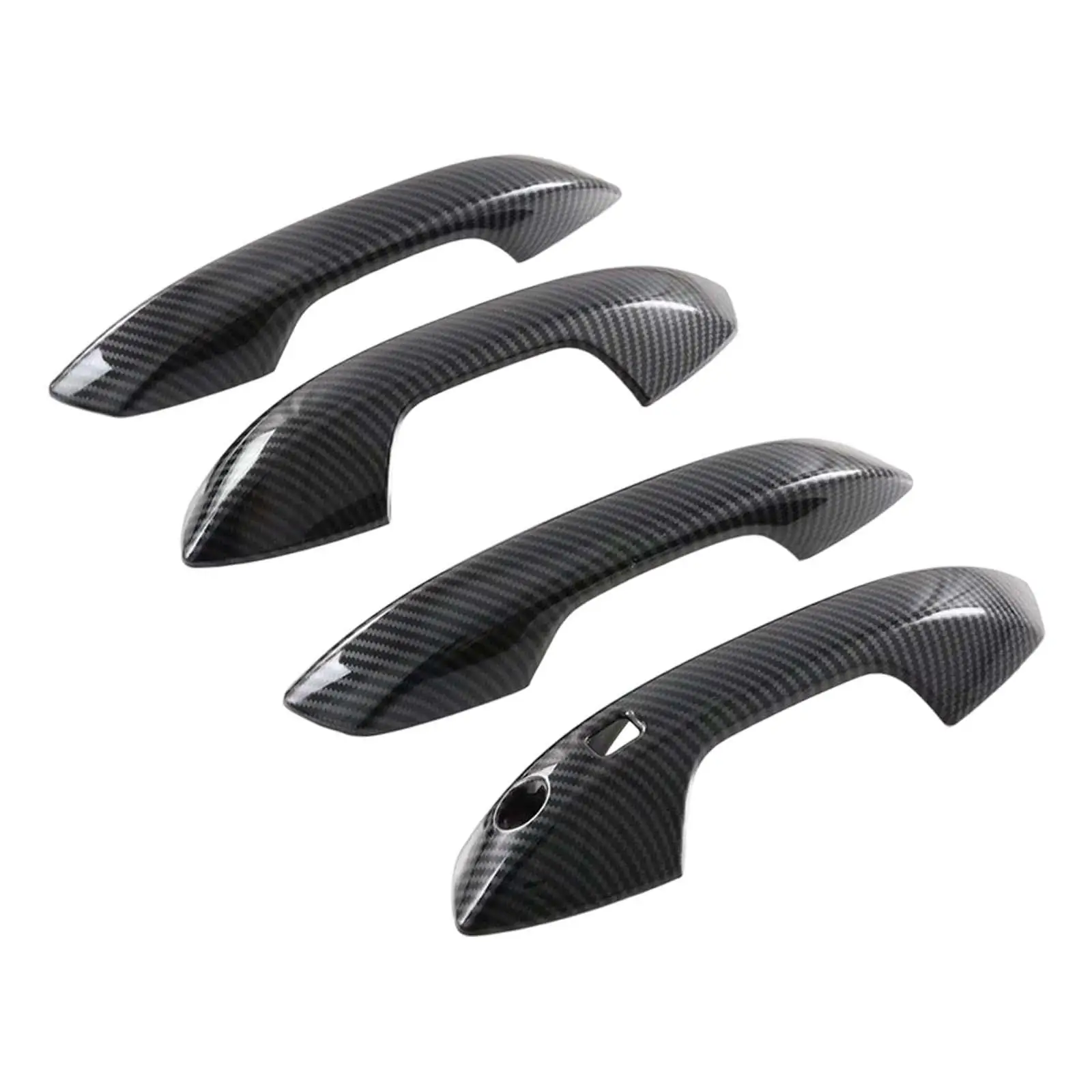 4x Auto Door Handle Protective Cover Scratch Guard Trim Door Knob Parts Replacement Decorative Protector for Byd Atto 3