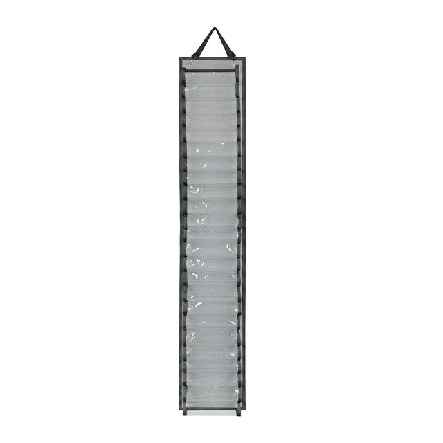 SNNROO Vinyl Organizer, Vinyl Roll Holder, Vinyl Craft Storage Organizer Shelf Wall Mount Hanging Cabinet Studio Over Door Cricut Accessories 24 Compartments