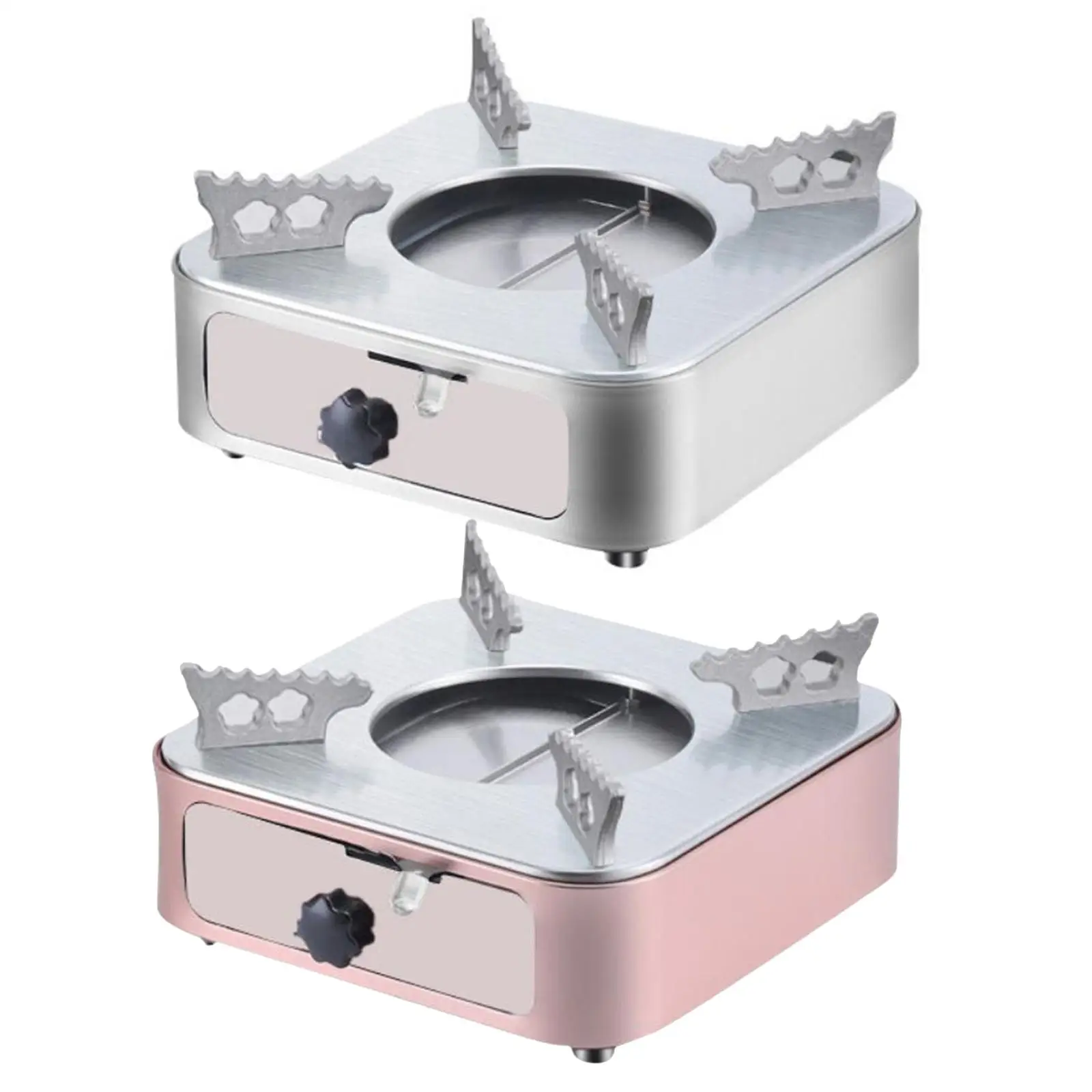 Mini Alcohol Stove Sturdy Kitchen Equipment Lightweight Burner Drawer Type Spirit Burner for Cooking Outdoor Picnic BBQ Camping