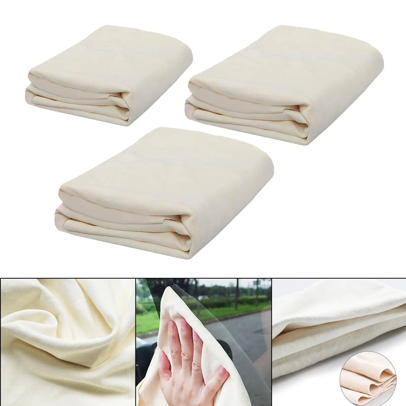 Car Dry Towel Excellent Quality Natural Car Cleaning Towel Wipe Car Cleaning Cloth
