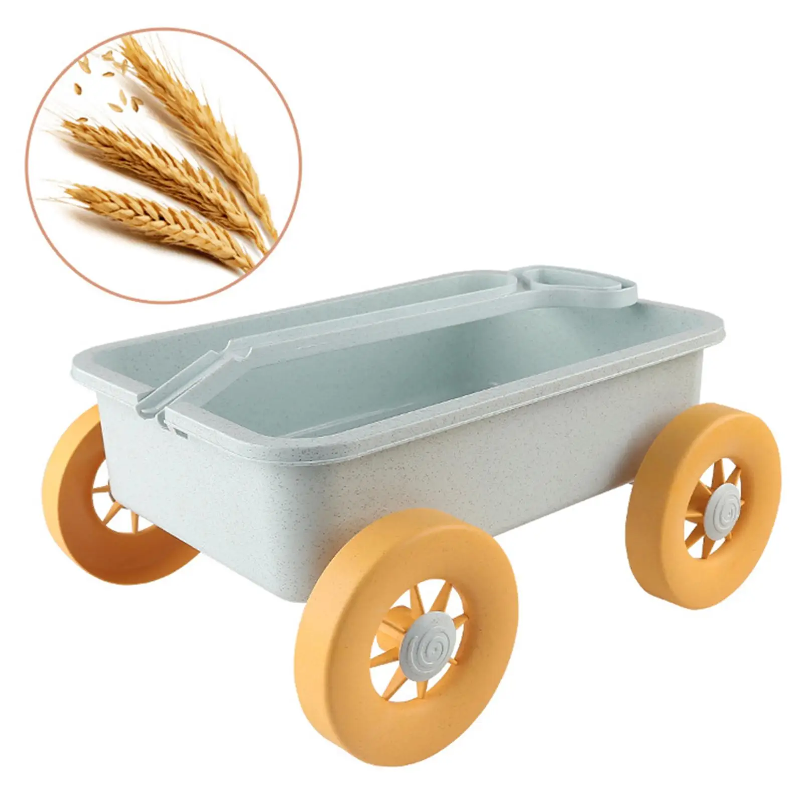 Kid Pull Beach Toy Cart Play Motor Vehicles Outdoor Toy Small Wagon Toys Wheelbarrow for Stuffed Animals Holding Small Toys