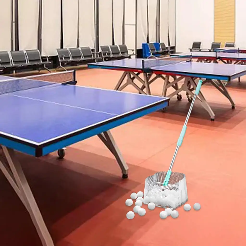 Telescopic Table Tennis Ball Picker pong Ball Retriever Pick Up Net